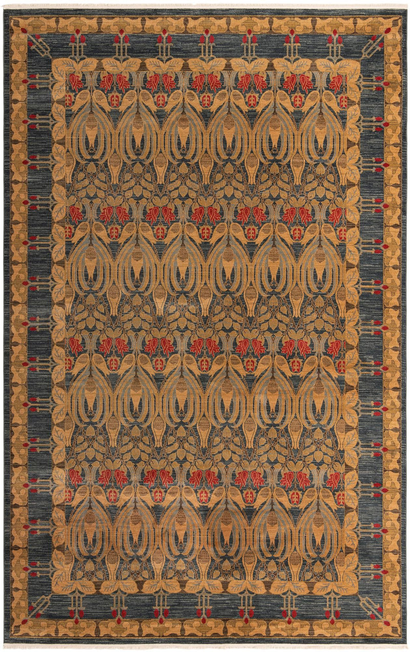 Chelsea Elegance Collection Area Rug - Brompton (Navy Blue) Rectangular Navy Blue lifestyle 9