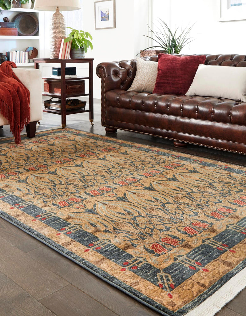 Chelsea Elegance Collection Area Rug - Brompton (Navy Blue) Rectangular Navy Blue lifestyle 19
