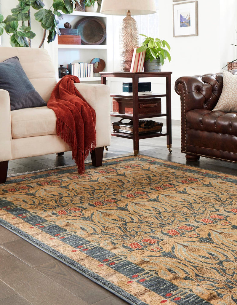 Chelsea Elegance Collection Area Rug - Brompton (Navy Blue) Rectangular Navy Blue lifestyle 24