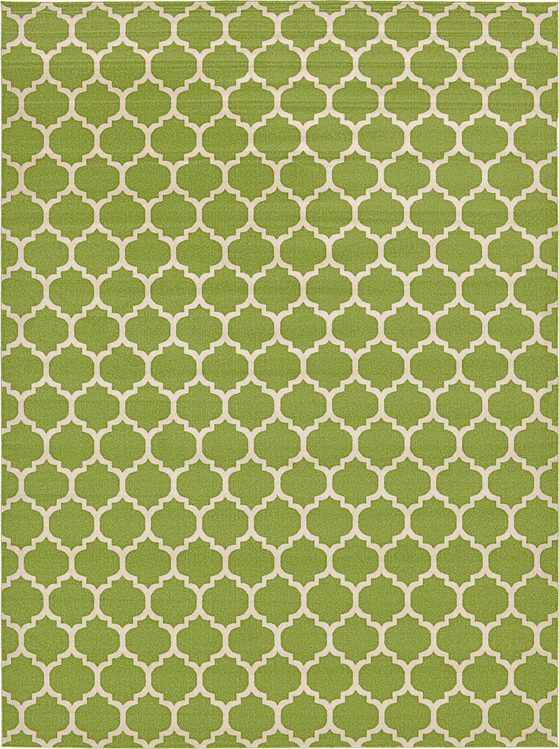Lattice Gardens Collection Area Rug - Bloomfield (Light Green) Rectangle Light Green Main