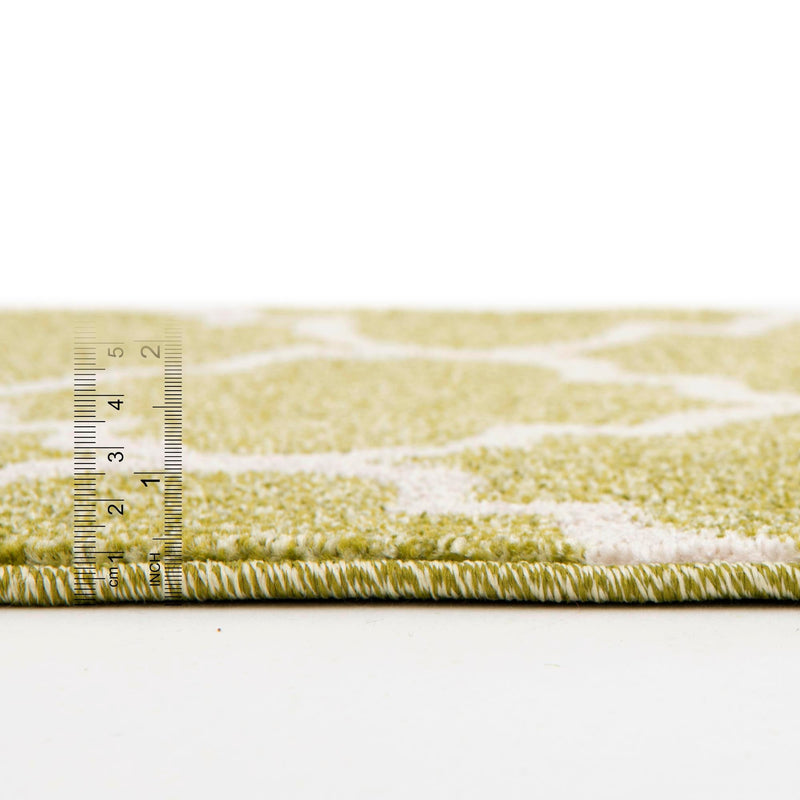 Lattice Gardens Collection Area Rug - Bloomfield (Light Green) Rectangular Light Green lifestyle 53