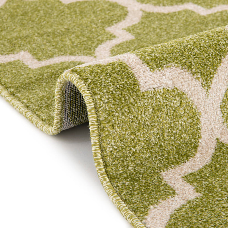 Lattice Gardens Collection Area Rug - Bloomfield (Light Green) Rectangular Light Green lifestyle 65