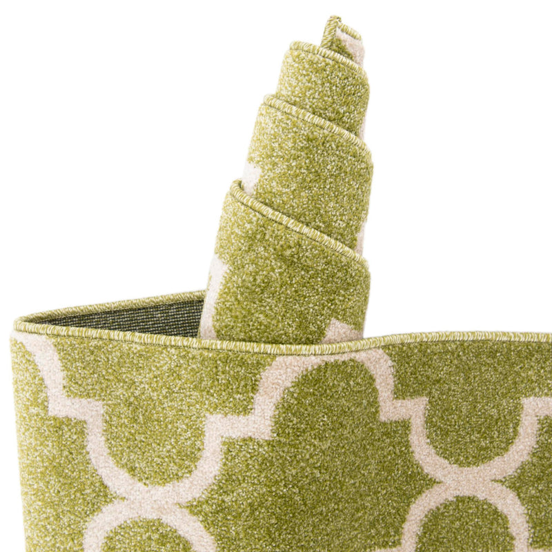 Lattice Gardens Collection Area Rug - Bloomfield (Light Green) Rectangular Light Green lifestyle 67