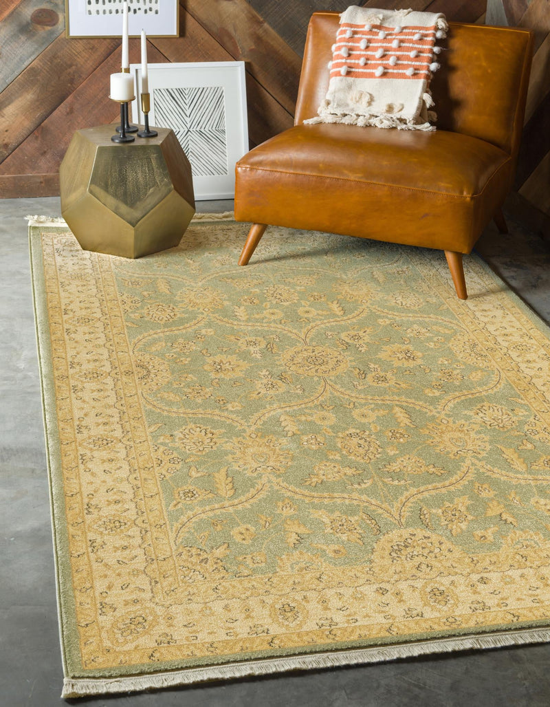 Chelsea Elegance Collection Area Rug - Stockwell Rectangle Light Green lifestyle 29