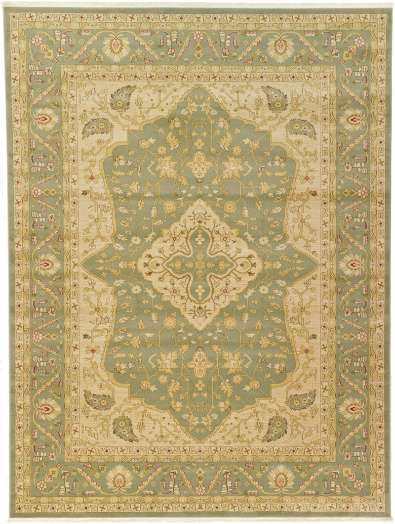 Chelsea Elegance Collection Area Rug - Twickenham Rectangle Light Green Main