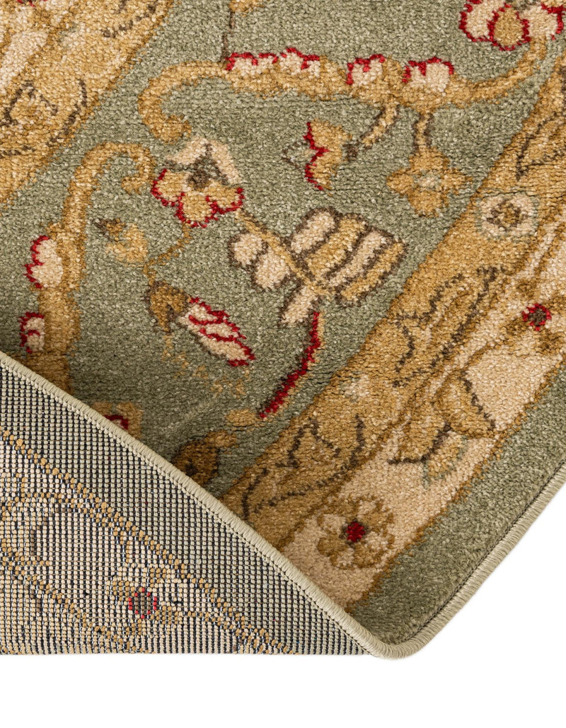 Chelsea Elegance Collection Area Rug - Twickenham Round Light Green lifestyle 55
