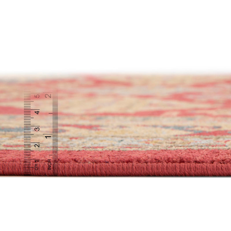 Persian Elegance Collection Area Rug - Kashan Rectangular Red lifestyle 22