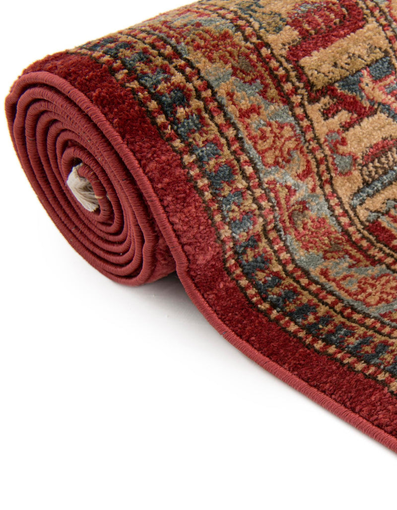 Persian Elegance Collection Area Rug - Mashhad Rectangular Red lifestyle 45