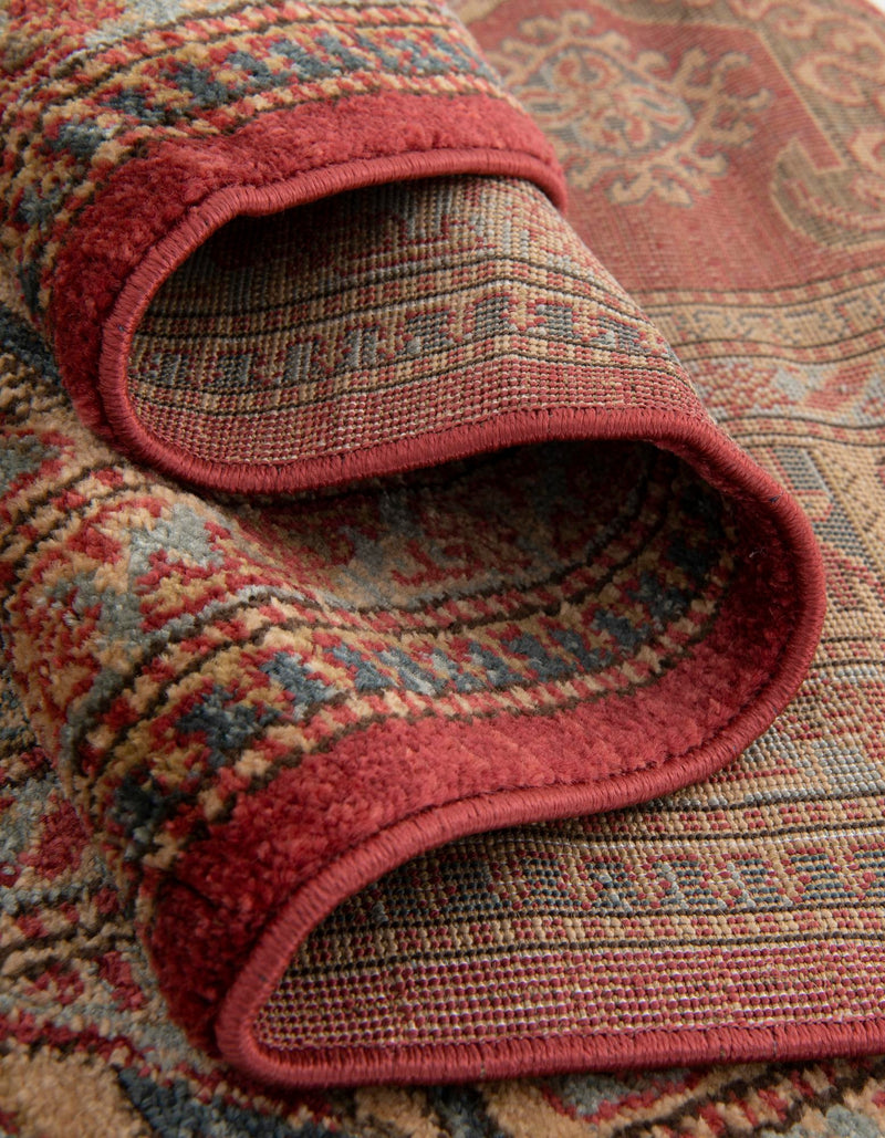Persian Elegance Collection Area Rug - Mashhad Rectangular Red lifestyle 47