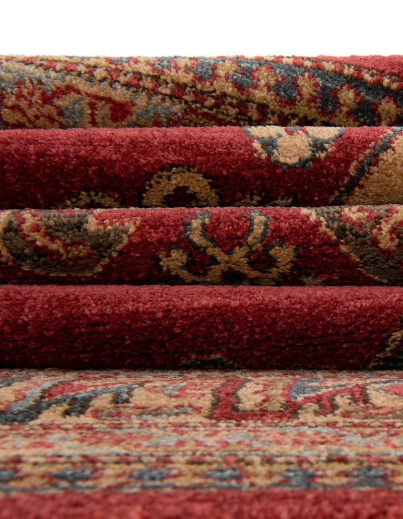Persian Elegance Collection Area Rug - Mashhad Rectangular Red lifestyle 49