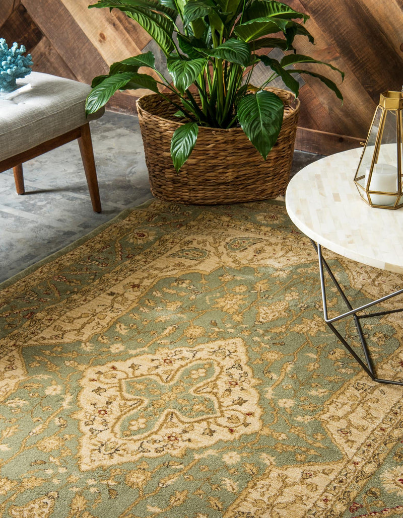 Chelsea Elegance Collection Area Rug - Twickenham Rectangular Light Green lifestyle 42