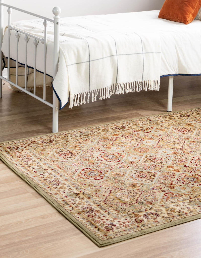Jaipur Elegance Collection Area Rug - Sawai Rectangle Light Green lifestyle 8