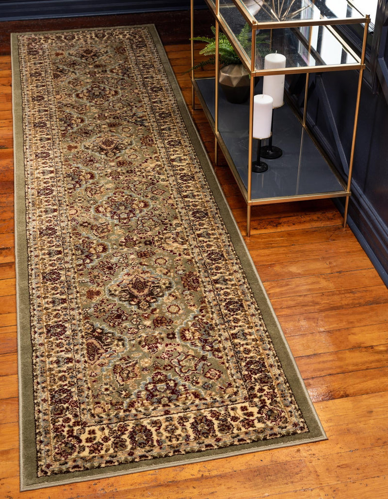 Jaipur Elegance Collection Area Rug - Sawai Runner Light Green lifestyle 50