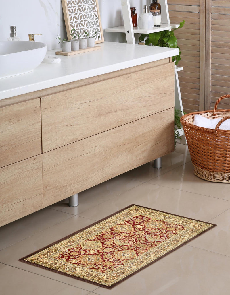 Jaipur Elegance Collection Area Rug - Sawai Rectangle Red and Brown lifestyle 40