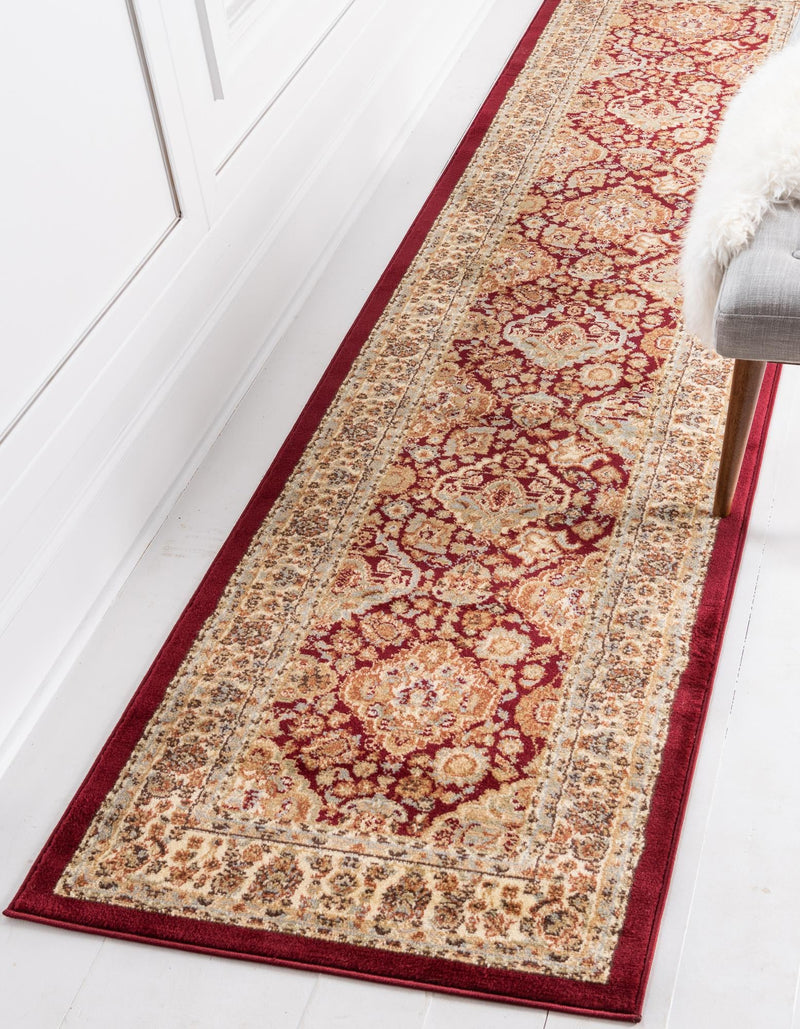 Jaipur Elegance Collection Area Rug - Sawai Runner Red lifestyle 74