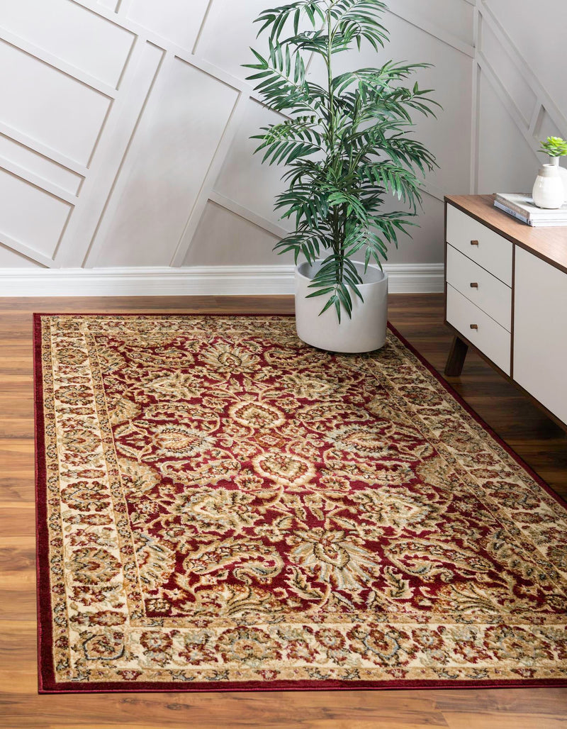 Jaipur Elegance Collection Area Rug - Gaitore Rectangle Red lifestyle 4