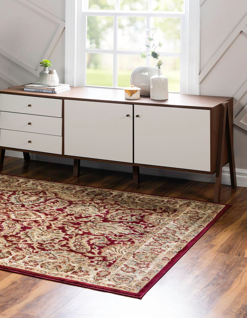 Jaipur Elegance Collection Area Rug - Gaitore Rectangle Red lifestyle 6