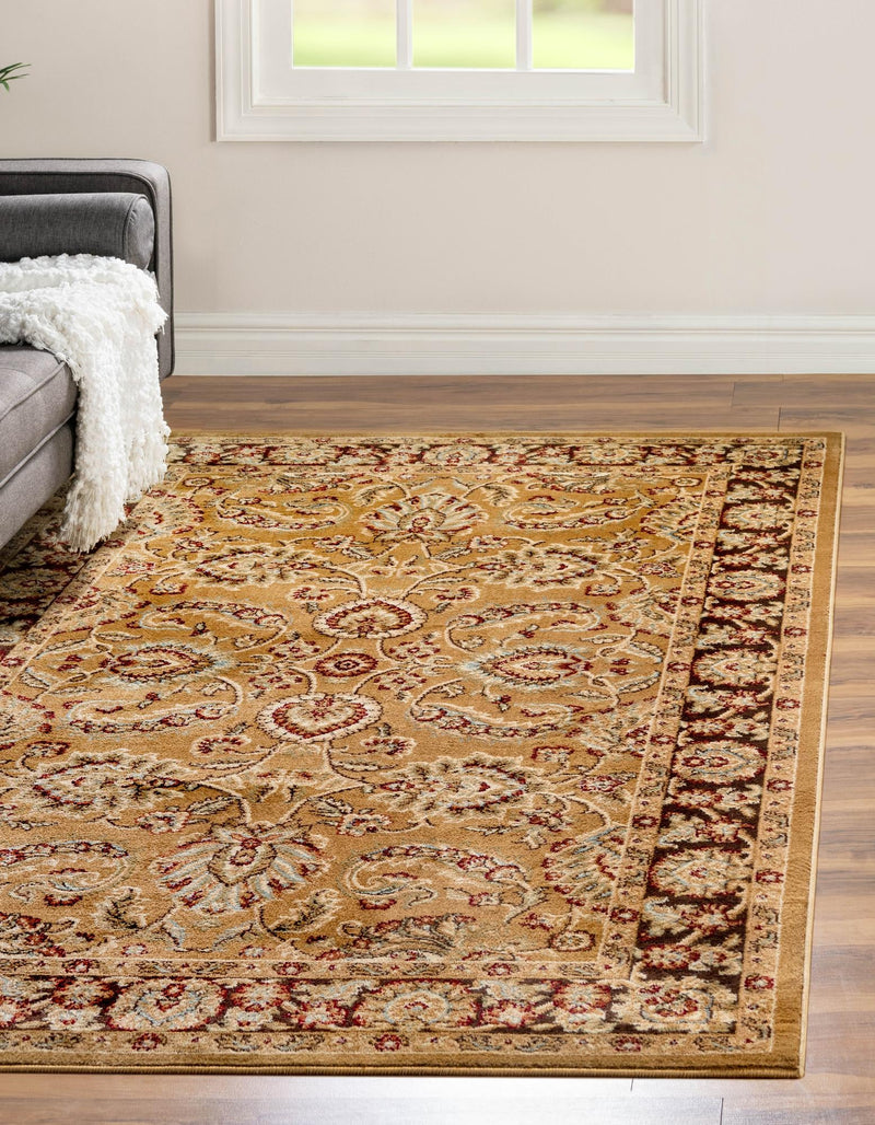 Jaipur Elegance Collection Area Rug - Gaitore Rectangle Tan lifestyle 7
