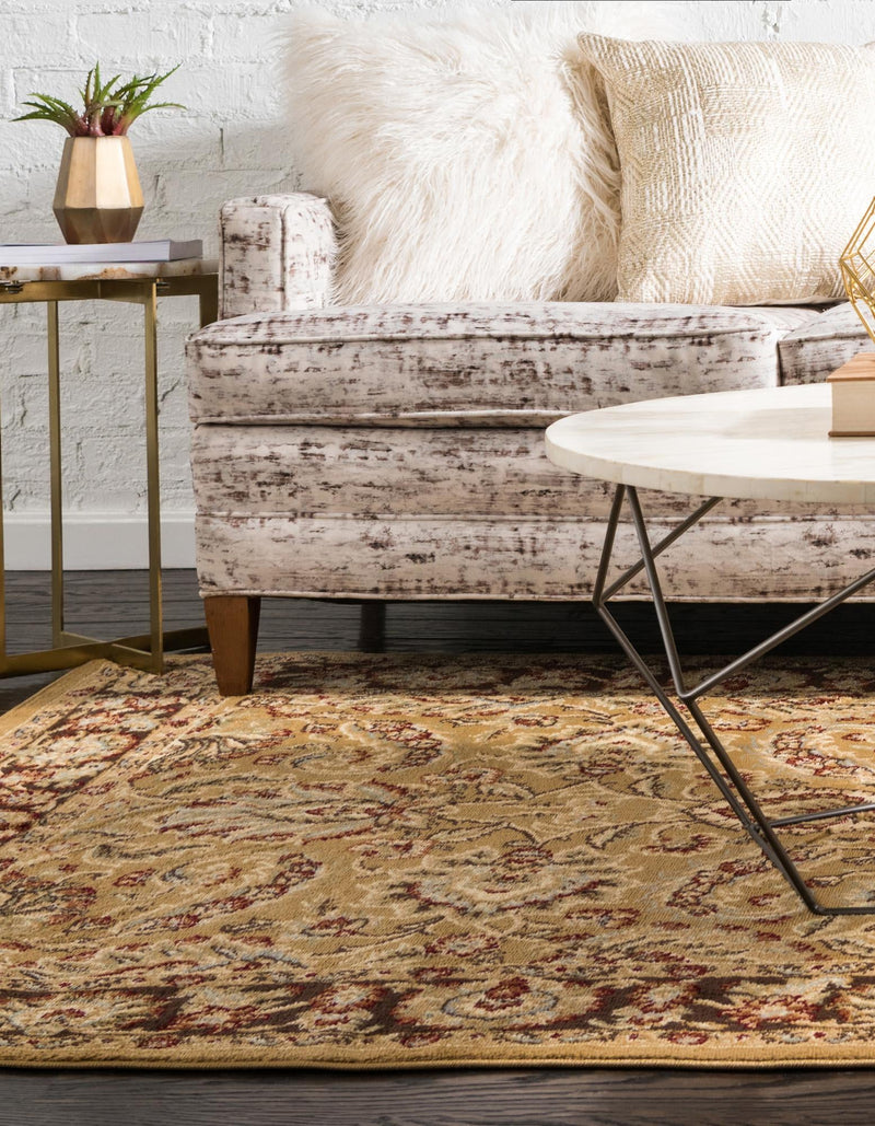 Jaipur Elegance Collection Area Rug - Gaitore Rectangle Tan lifestyle 15