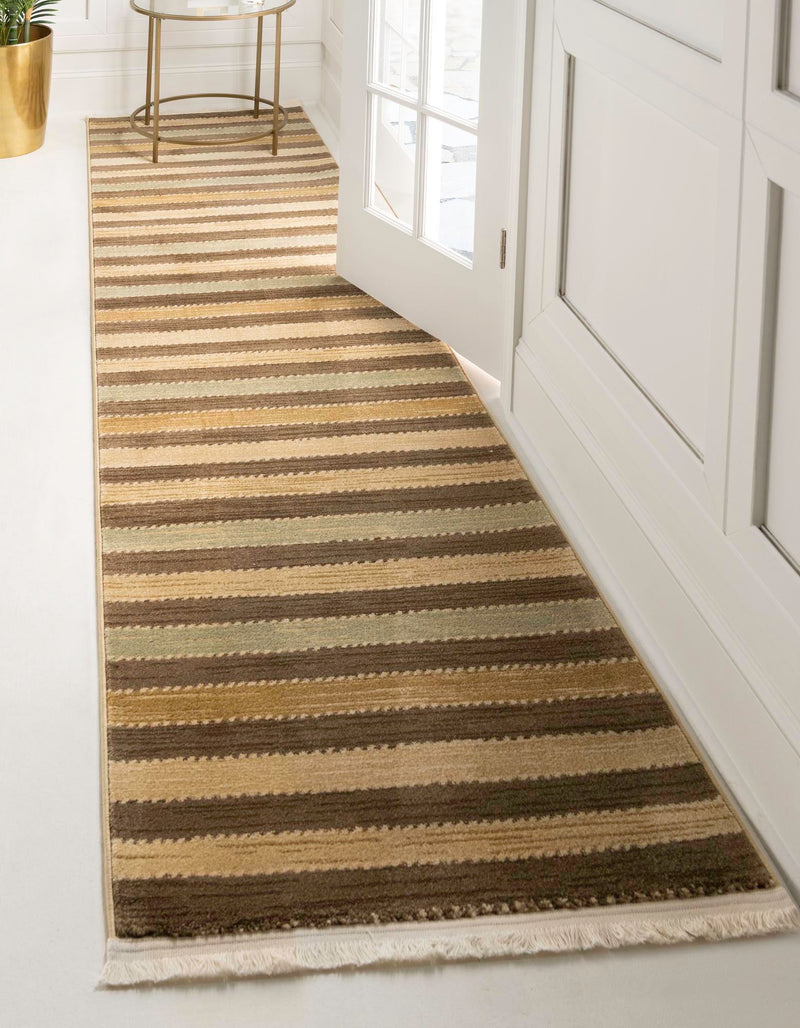 Zagros Oasis Collection Area Rug - Behbahan Runner Brown lifestyle 33