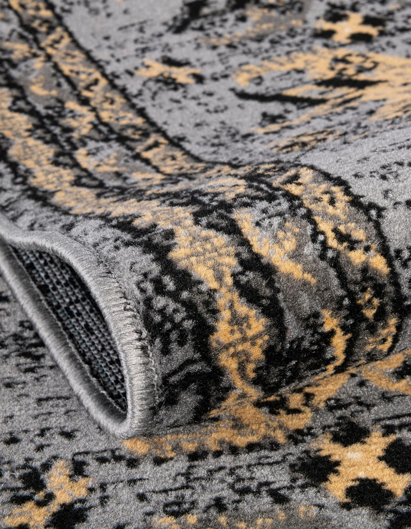 Tabriz Tapestries Collection Area Rug - Azerbaijan (Gray) Rectangle Gray lifestyle 7