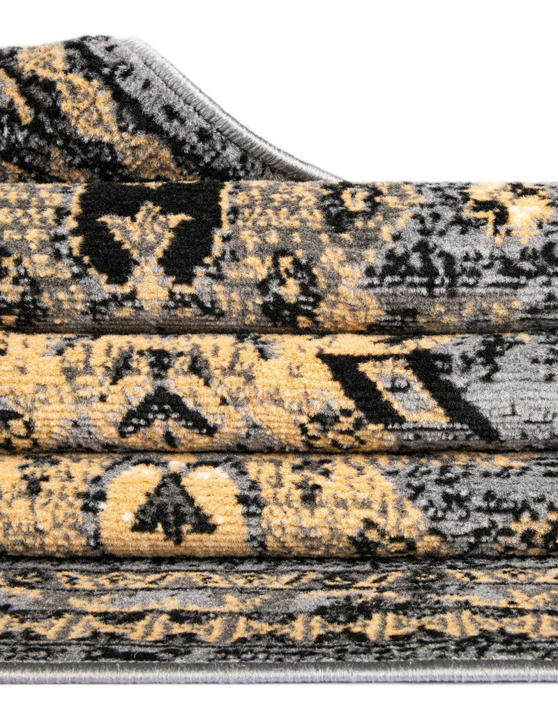 Tabriz Tapestries Collection Area Rug - Azerbaijan (Gray) Rectangle Gray lifestyle 15