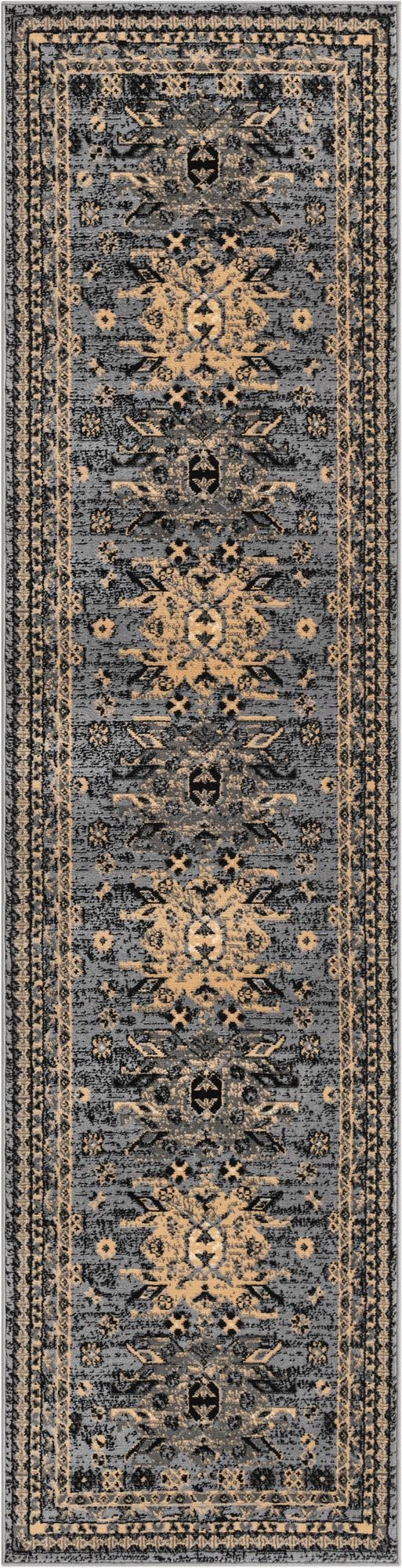 Tabriz Tapestries Collection Area Rug - Azerbaijan (Gray) Runner Gray lifestyle 20