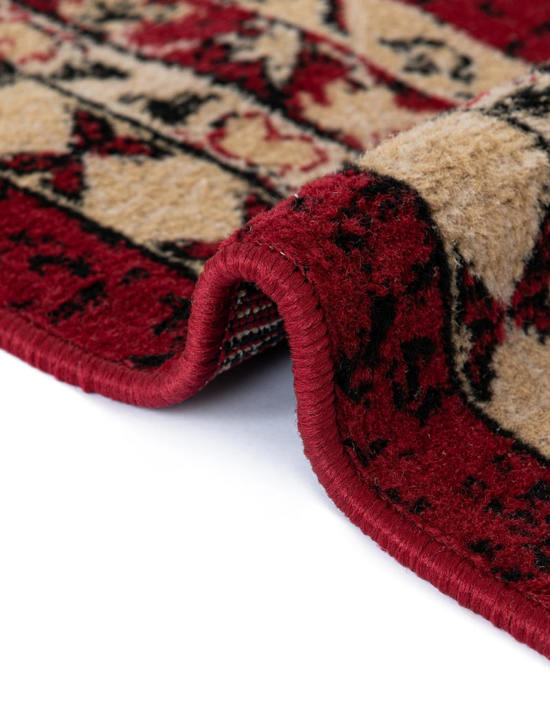 Tabriz Tapestries Collection Area Rug - Azerbaijan (Red) Rectangle Red lifestyle 10