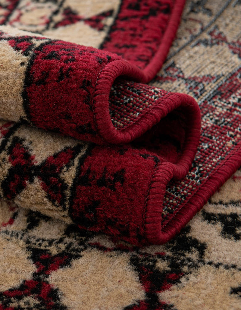 Tabriz Tapestries Collection Area Rug - Azerbaijan (Red) Rectangle Red lifestyle 13