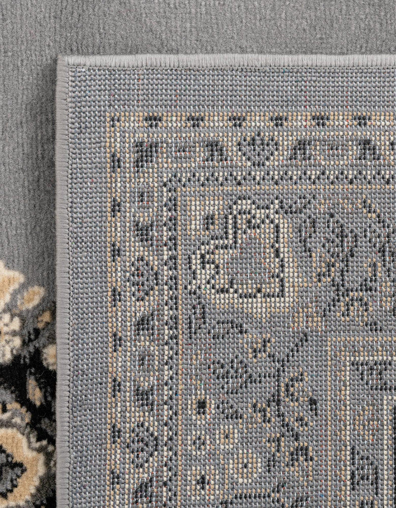Tabriz Tapestry Collection Area Rug - Azerbaijan (Gray) Rectangle Gray lifestyle 10
