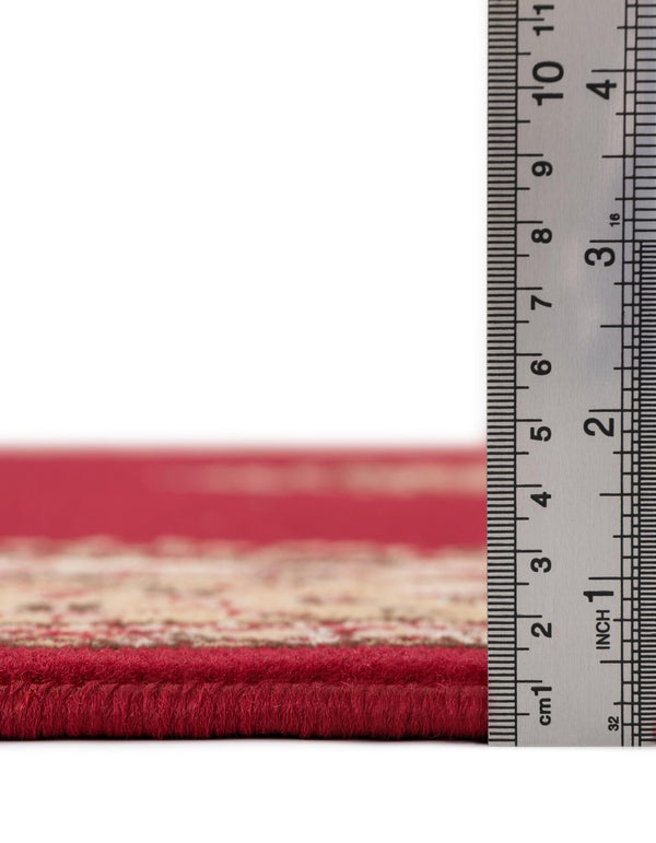 Tabriz Tapestry Collection Area Rug - Azerbaijan (Burgundy) Rectangle Burgundy lifestyle 7
