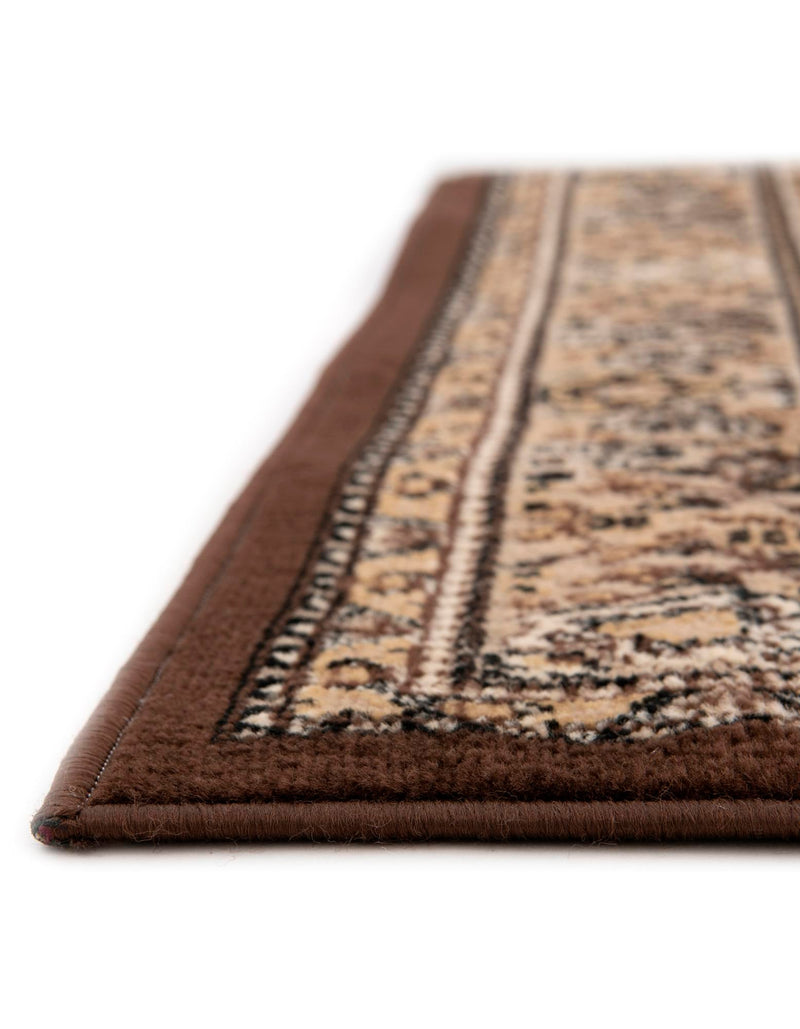 Tabriz Tapestry Collection Area Rug - Azerbaijan (Brown) Rectangle Brown lifestyle 7