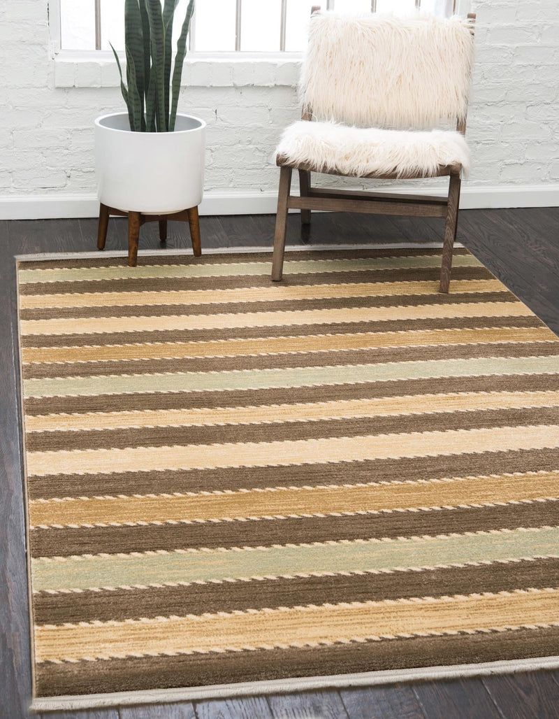 Zagros Oasis Collection Area Rug - Behbahan Rectangular Brown lifestyle 34