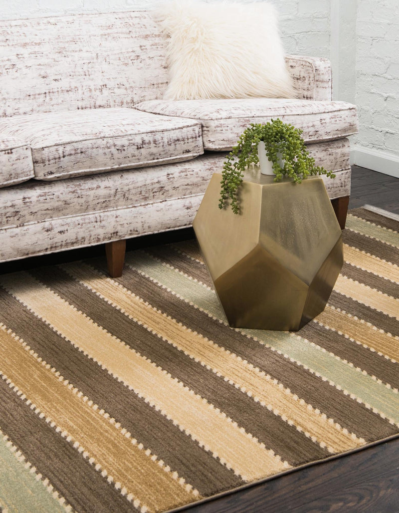 Zagros Oasis Collection Area Rug - Behbahan Rectangular Brown lifestyle 41