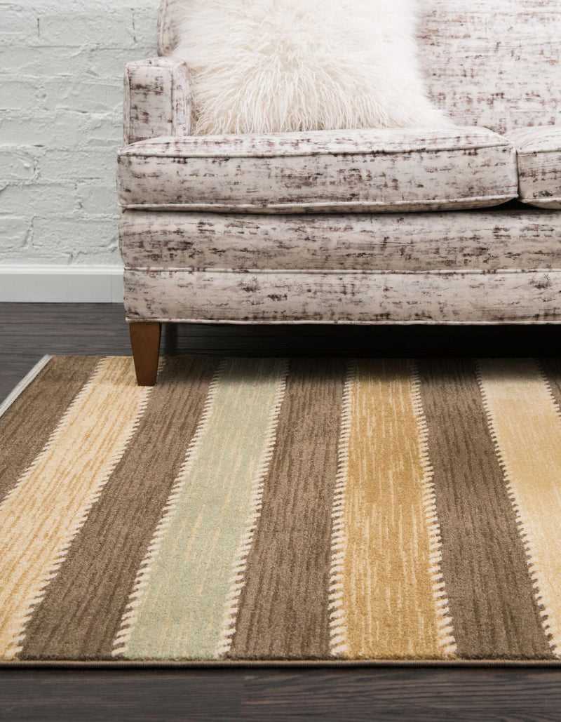 Zagros Oasis Collection Area Rug - Behbahan Rectangular Brown lifestyle 45