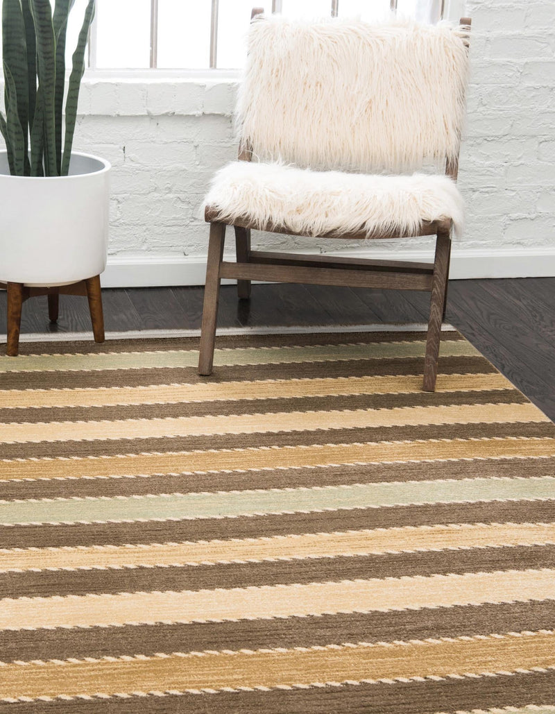 Zagros Oasis Collection Area Rug - Behbahan Rectangle Brown lifestyle 7