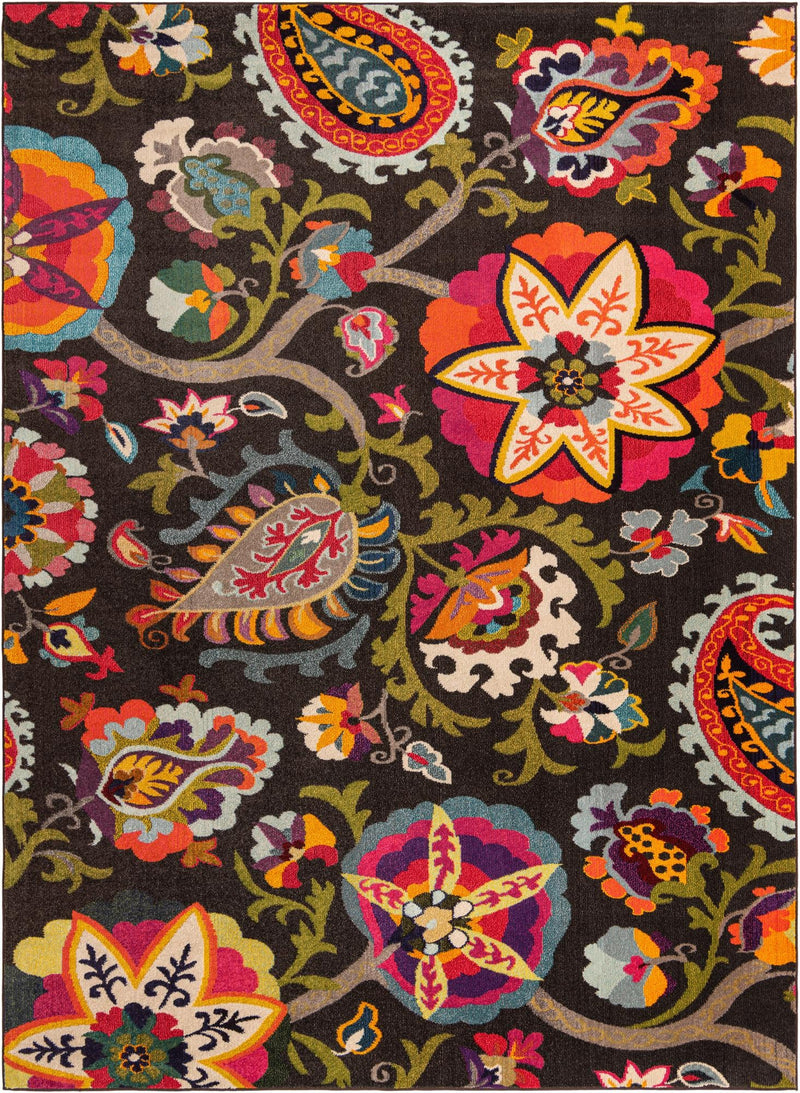 Marrakesh Elegance Collection Area Rug - Medina Rectangle Brown Main