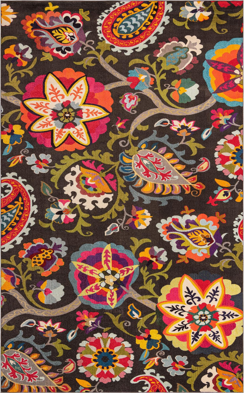 Marrakesh Elegance Collection Area Rug - Medina Rectangular Brown lifestyle 11