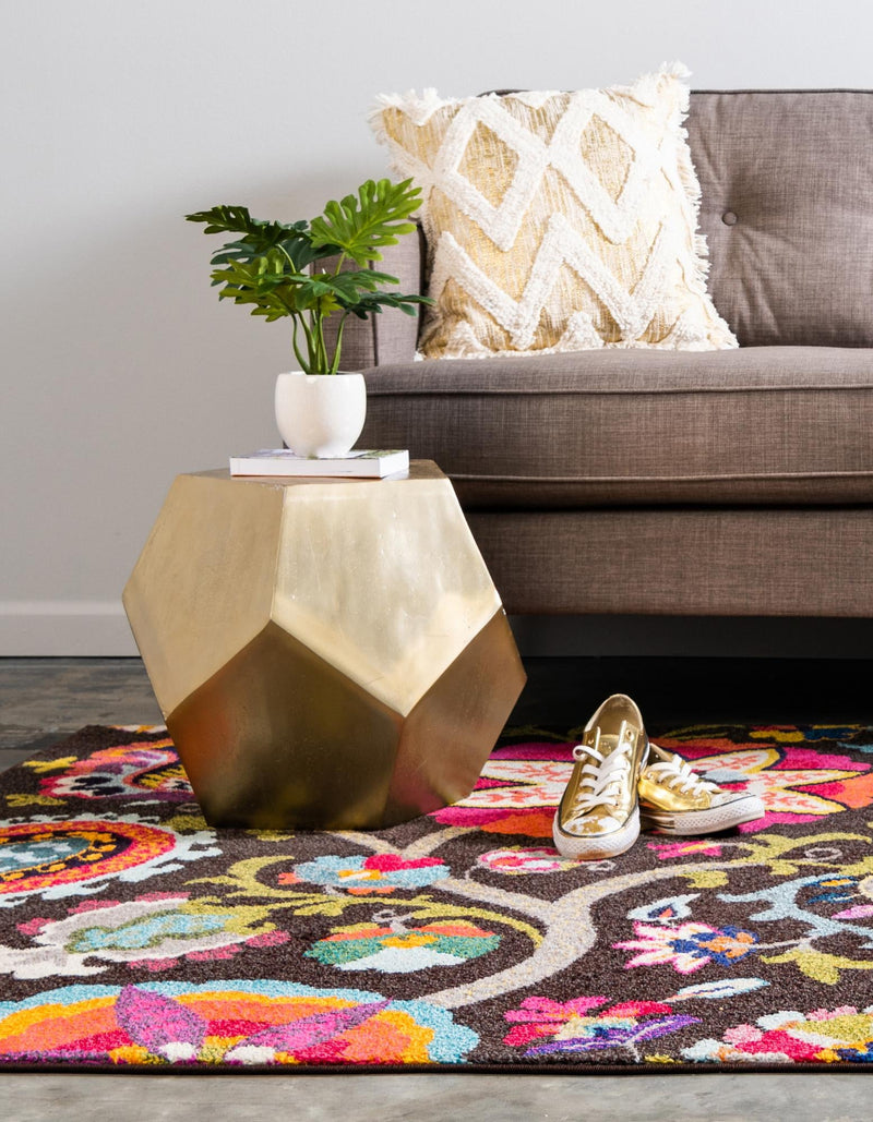 Marrakesh Elegance Collection Area Rug - Medina Rectangular Brown lifestyle 20