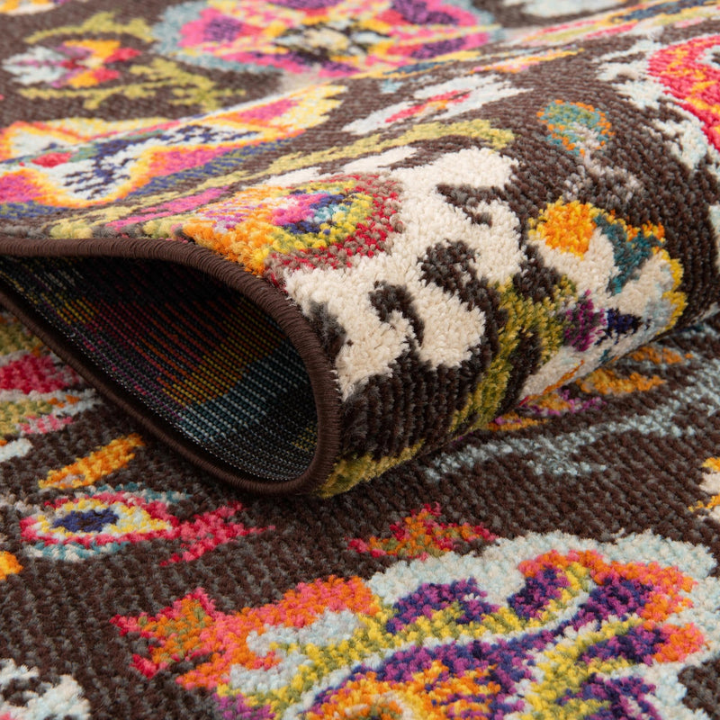 Marrakesh Elegance Collection Area Rug - Medina Rectangular Brown lifestyle 26