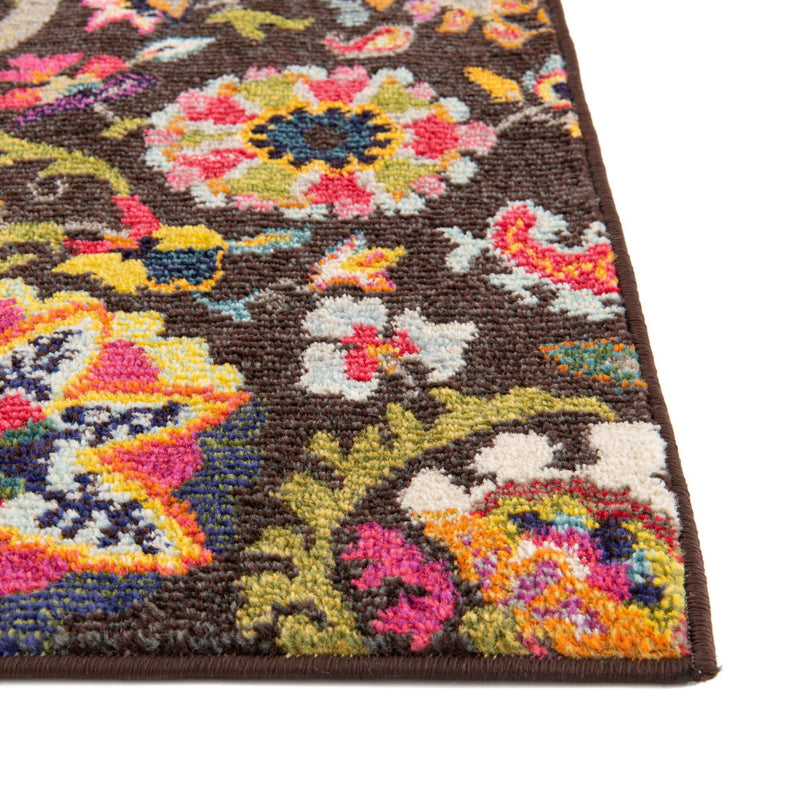Marrakesh Elegance Collection Area Rug - Medina Rectangular Brown lifestyle 29