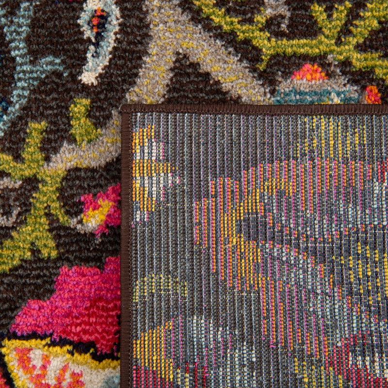 Marrakesh Elegance Collection Area Rug - Medina Rectangle Brown lifestyle 9