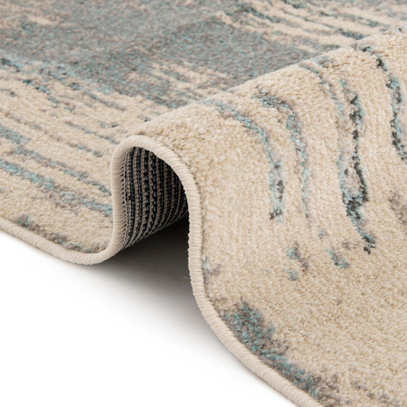Marrakesh Elegance Collection Area Rug - Berber Rectangle Light Blue lifestyle 20