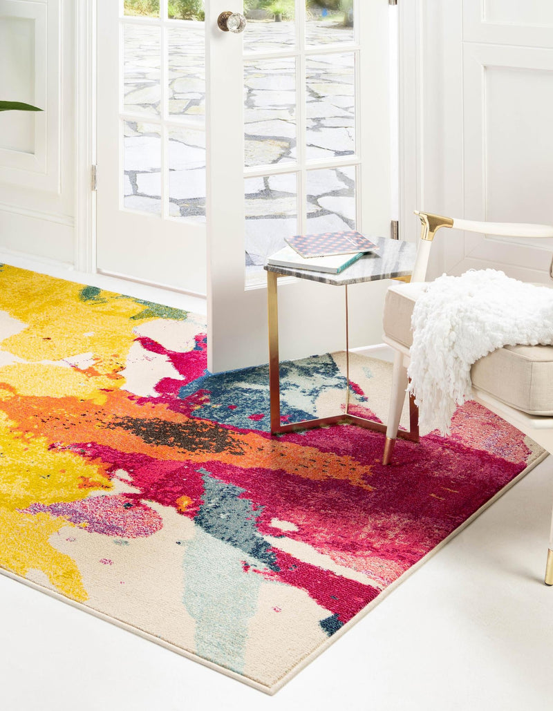 Marrakesh Elegance Collection Area Rug - Essaouira Rectangular Beige lifestyle 19