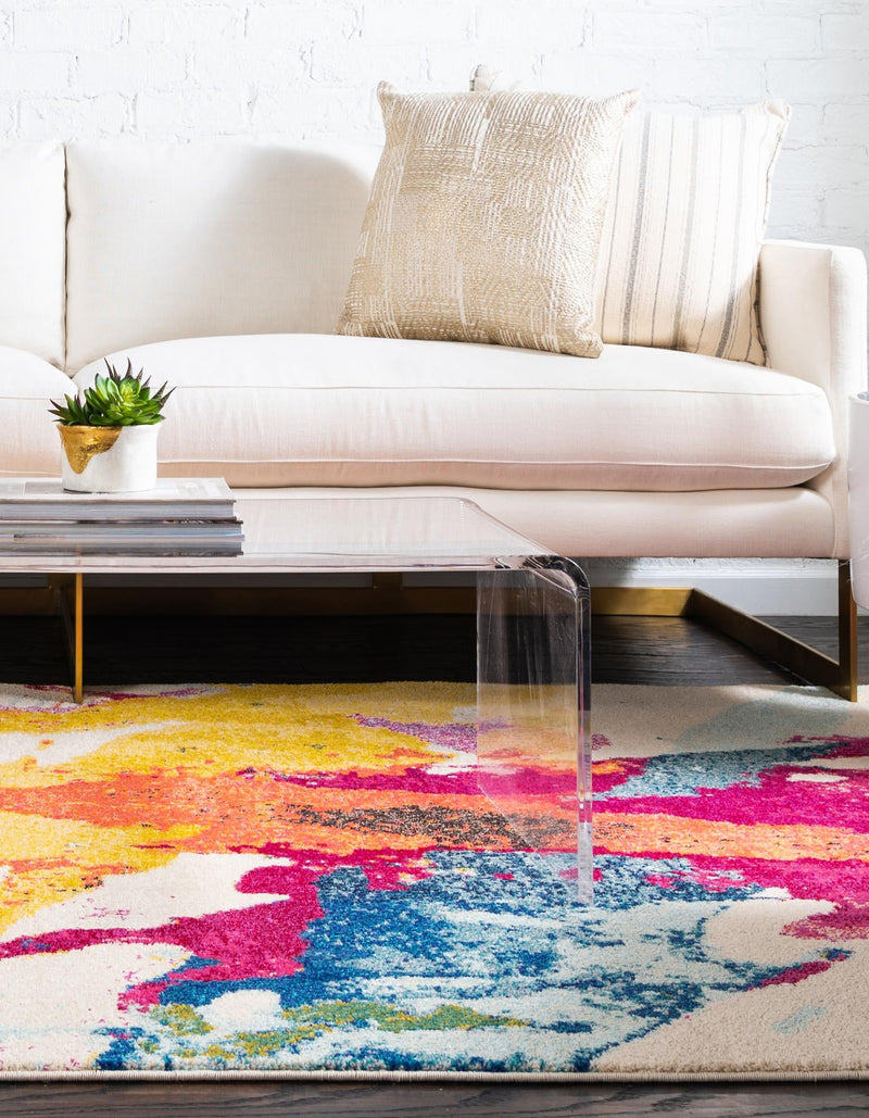 Marrakesh Elegance Collection Area Rug - Essaouira Rectangular Beige lifestyle 22