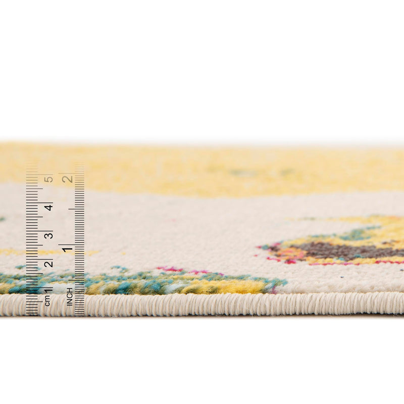 Marrakesh Elegance Collection Area Rug - Essaouira Rectangular Beige lifestyle 25