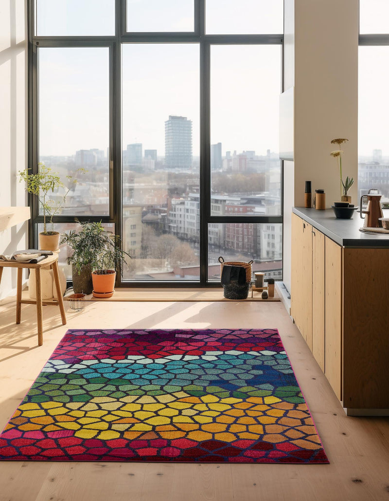 Marrakesh Elegance Collection Area Rug - Melilla Rectangular Multi lifestyle 29