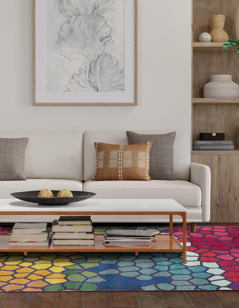 Marrakesh Elegance Collection Area Rug - Melilla Rectangle Multi lifestyle 4
