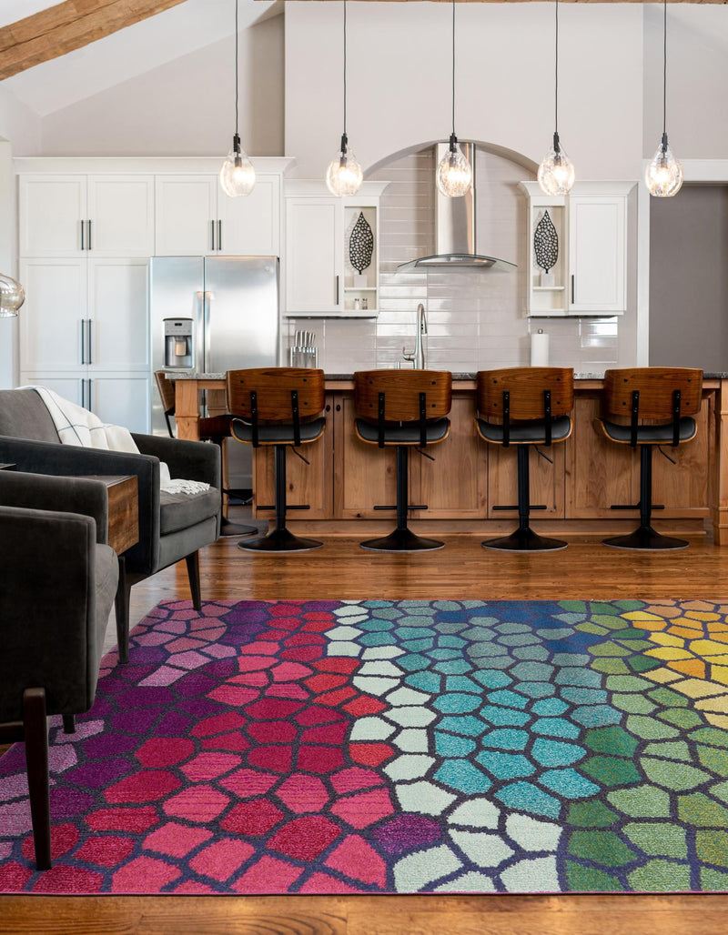 Marrakesh Elegance Collection Area Rug - Melilla Rectangular Multi lifestyle 47
