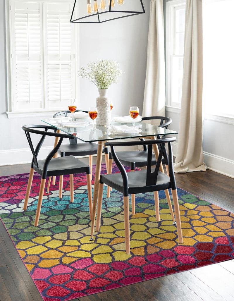 Marrakesh Elegance Collection Area Rug - Melilla Rectangular Multi lifestyle 50